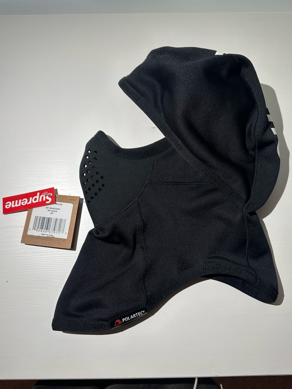 Supreme The North Face RTG Black Polartec Balaclava Spring/Summer 2020